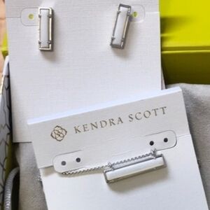Kendra Scott Silver Bar Jewelry Set